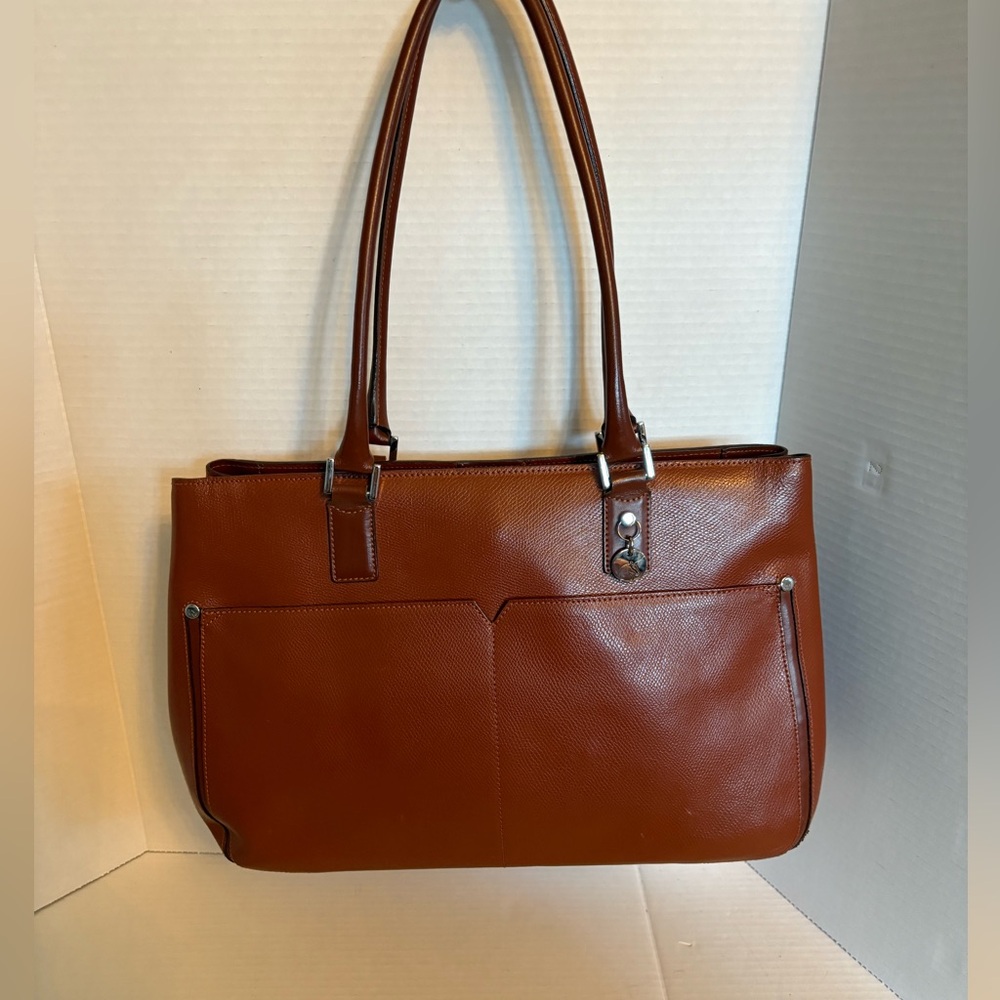 Preloved LAMARTHE Paris brown leather shoulder bag
